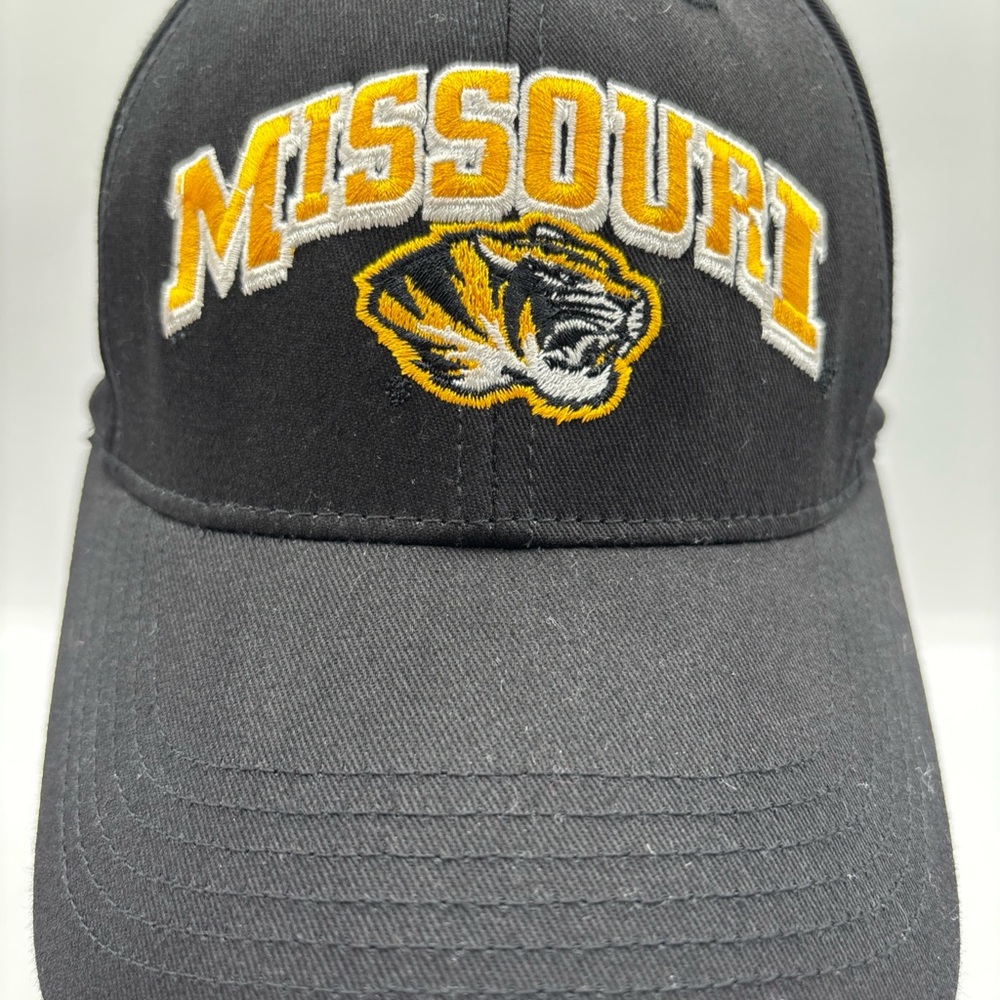 Captivating Headgear University Of Missouri Tigers Black Adjustable Hat OSFM